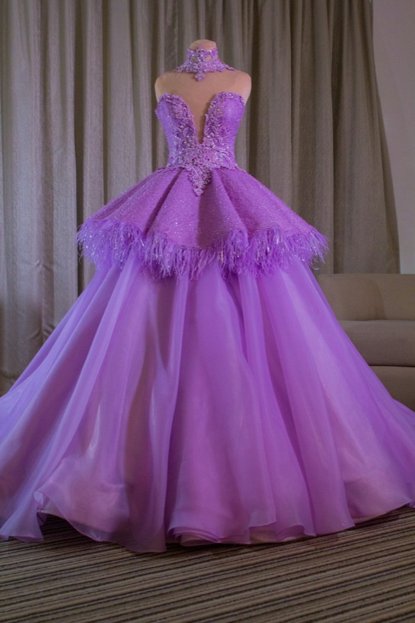 Pageant ball gown